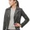 Women's Bespoke Black Leather Biker Jacket - Slim Fit Asymmetric Genuine Lambskin Studded Motorcycle Rocker Punk Edgy Moto Coat