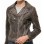 Women's Elite Brown Leather Biker Jacket - Slim Fit Asymmetric Genuine Sheepskin Studded Motorcycle Vintage Cafe Rider Moto Coat
