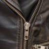 Women's Elite Brown Leather Biker Jacket - Slim Fit Asymmetric Genuine Lambskin Motorcycle Distressed Vintage Chic Moto Coat