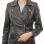 Women's Sumptuous Black Leather Biker Jacket - Slim Fit Asymmetric Genuine Lambskin Motorcycle Classic Cropped Buckle Moto Coat