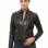 Women's Celestial Luxury Dark Brown Leather Biker Jacket - Slim Fit Genuine Lambskin Pleated Multi-Zip Cafe Racer Motorcycle Coat