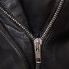 Women's Vortex Luxury Black Leather Biker Jacket - Slim Fit Genuine Sheepskin Asymmetrical Motorcycle Moto Side-Zip Coat