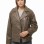 Brown Leather Trench Style Moto Jacket - Women's Double Breasted Wide Lapels Epaulets Raglan Sleeves Classic Heritage Outerwear