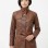 Tan Brown Leather Trench Long Coat - Women's High Funnel Neck Single Breasted Belted Longline Slim Fit Premium Classic Outerwear