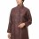 Beautiful Burgundy Leather Longline Coat - Women's High Funnel Neck Button Placket Flared Panel Mid Length Premium Fitted Winter Overcoat Design