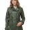 Deluxe Masterpiece Forest Green Leather Trench Long Coat - Women's Classic Double Breasted Buckled Belted Fitted Mid Length Winter Overcoats