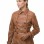 Cognac Tan Leather Trench Long Coat - Women's Classic Double Breasted Buckled Belted Fitted Mid Length Premium Winter Overcoat