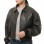 Bold Black Boxy Cropped Aviator Jacket - Women's Premium Lambskin Central Zip Outerwear Ribbed Elastic Hem Sleeve Utility Pocket Short Garment
