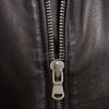 Bold Black Boxy Cropped Aviator Jacket - Women's Premium Lambskin Central Zip Outerwear Ribbed Elastic Hem Sleeve Utility Pocket Short Garment